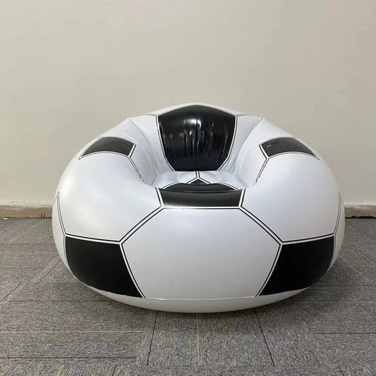 Sofá Inflável Lazy - Futebol, PVC, Portátil e Impermeável