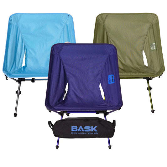 Cadeira Dobrável Ultraleve Bask: Alumínio, Oxford e Suporte de até 150kg