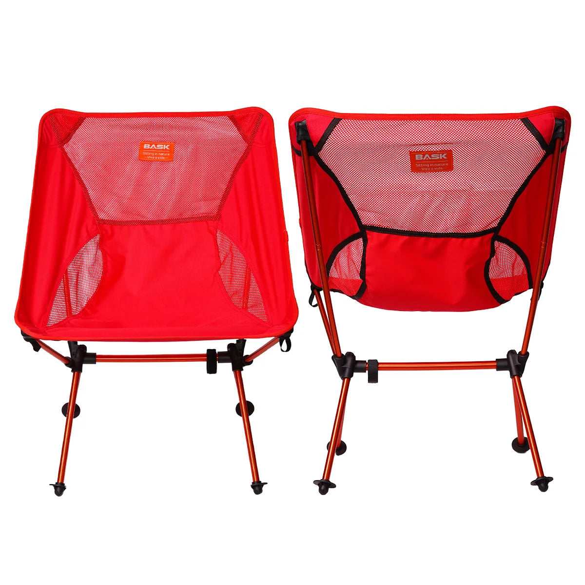 Cadeira Dobrável Ultraleve Bask: Alumínio, Oxford e Suporte de até 150kg