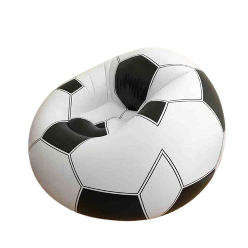 Sofá Inflável Lazy - Futebol, PVC, Portátil e Impermeável