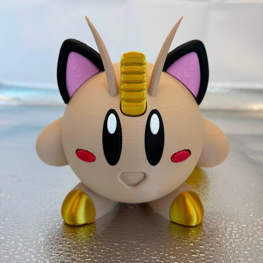 Mascote Geek Felino Pop 3D – Edição Mística Dourada