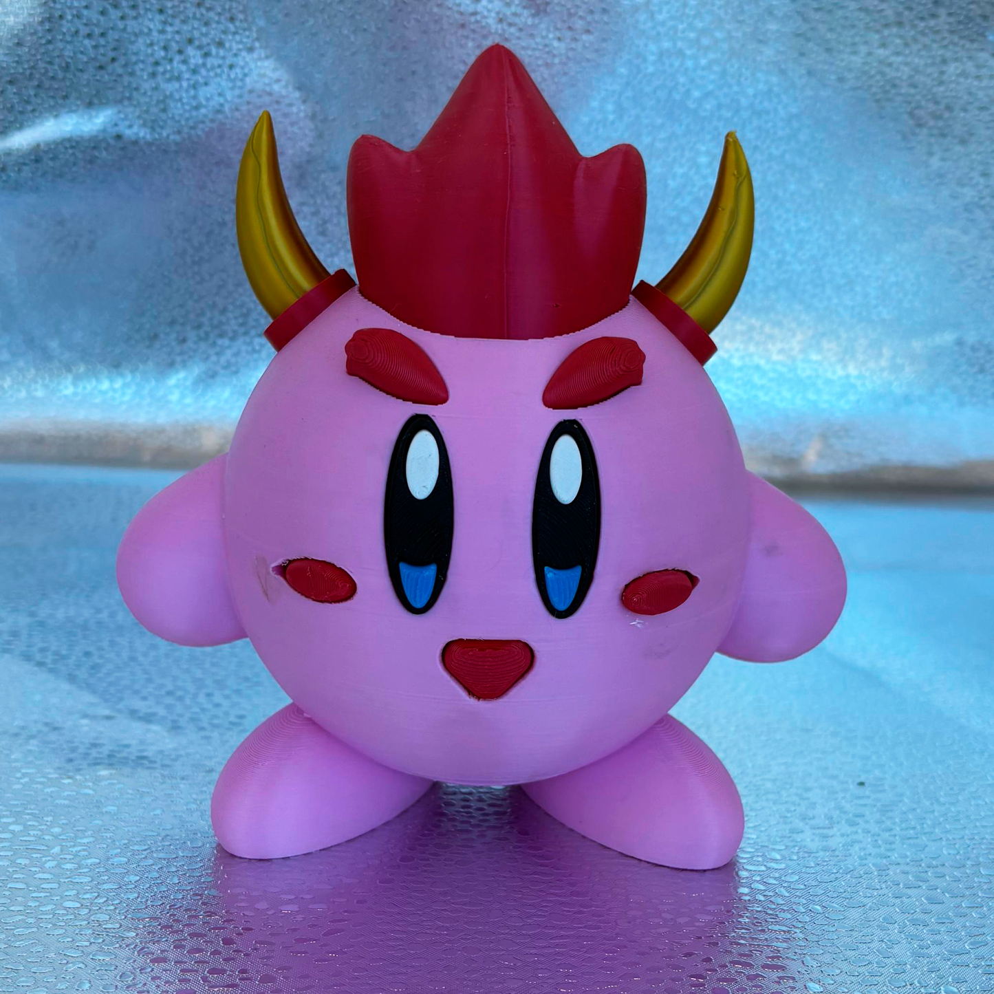 Mascote Pop Art 3D – Edição Flame Horn