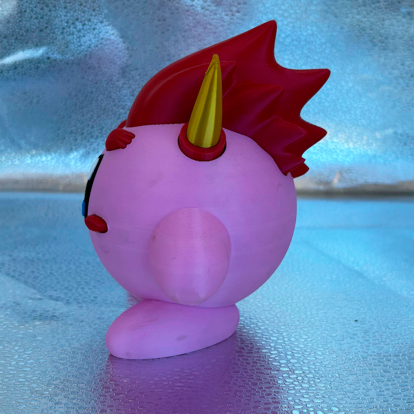 Mascote Pop Art 3D – Edição Flame Horn